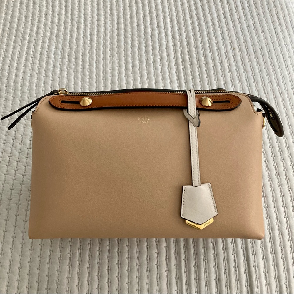 💯% AUTHENTIC Fendi By The Way Boston bag (Camel color) in Excellent condition.